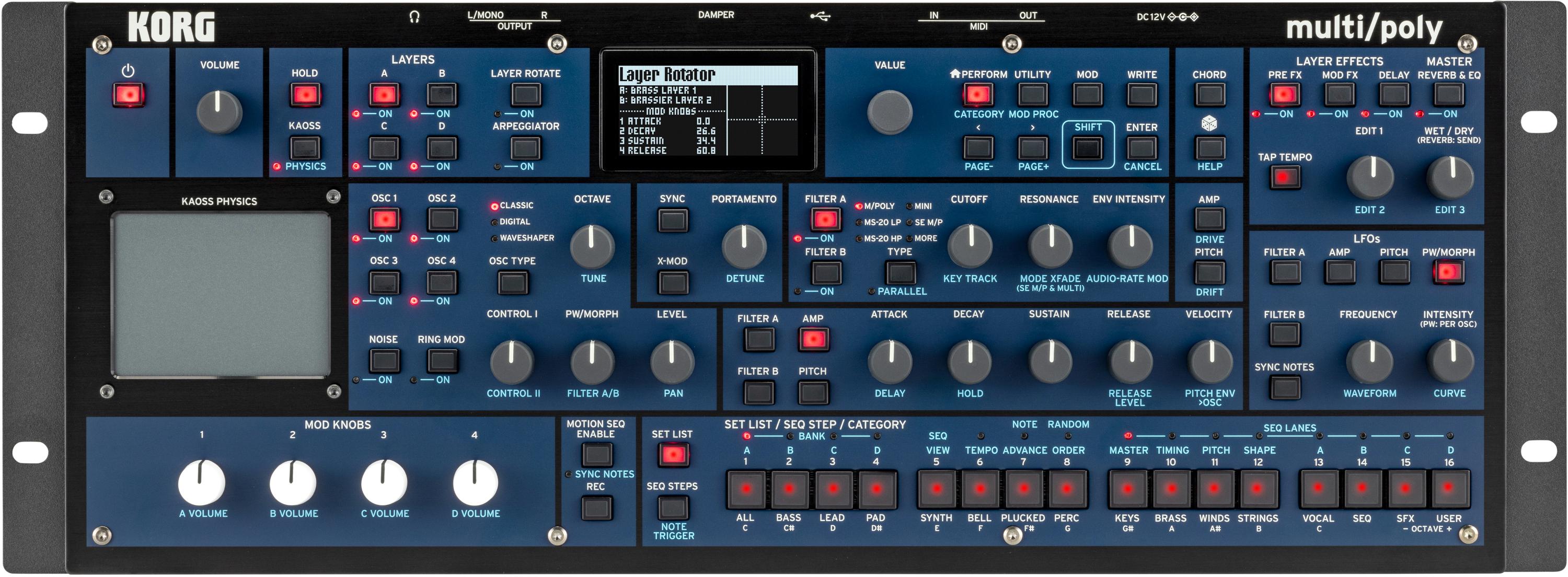 Korg Multi/Poly Module - Andertons Music Co